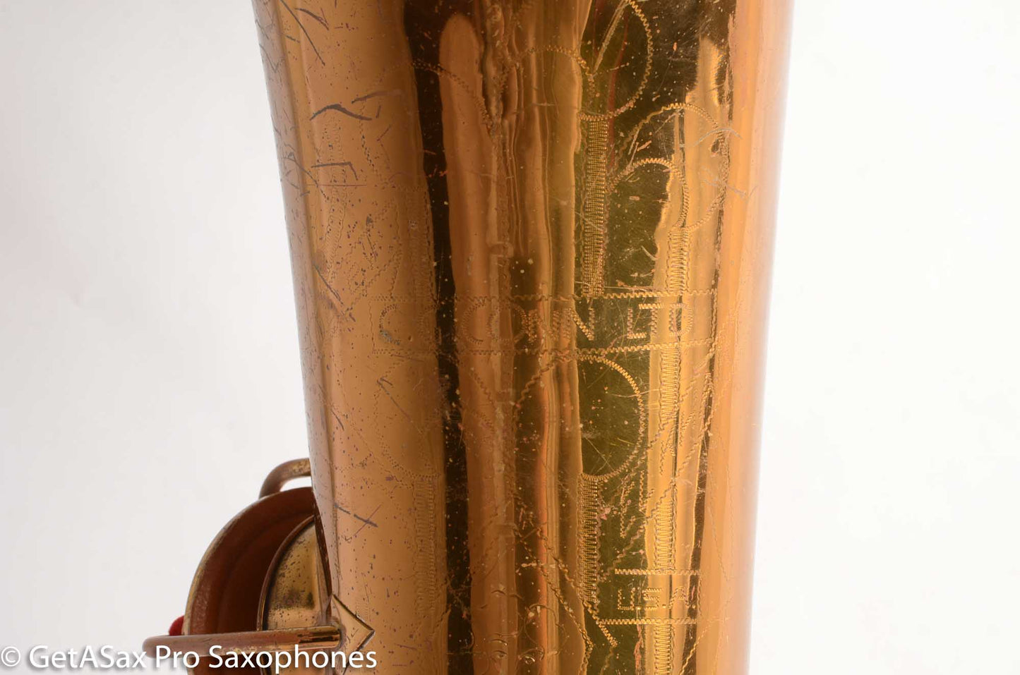 Conn 12M Pre War Mulligan-era Transitional Baritone Saxophone 256716 Old Pads