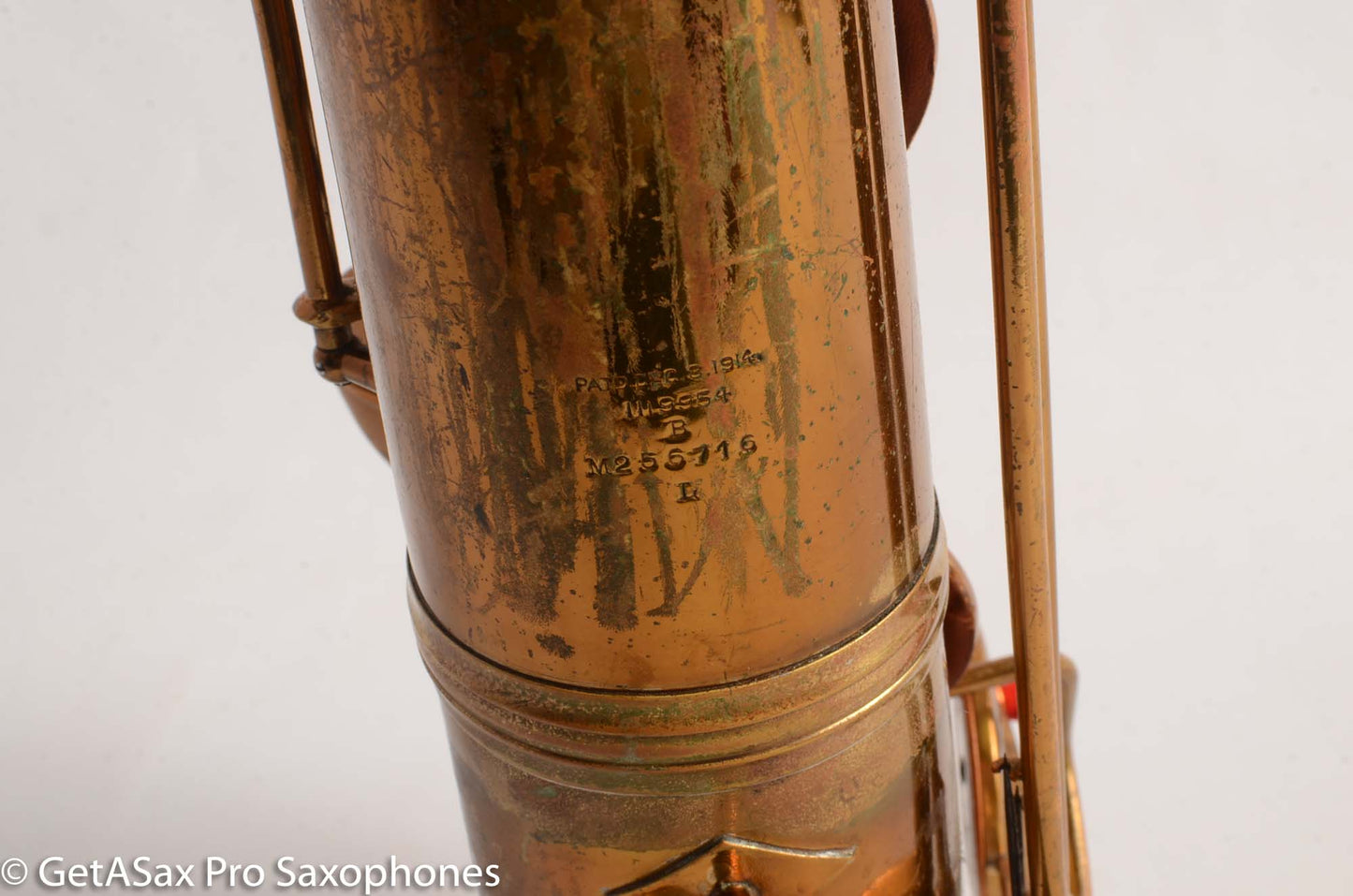 Conn 12M Pre War Mulligan-era Transitional Baritone Saxophone 256716 Old Pads