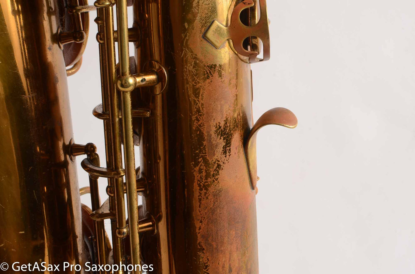 Conn 12M Pre War Mulligan-era Transitional Baritone Saxophone 256716 Old Pads