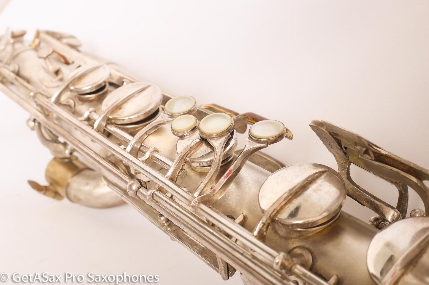 Conn 12M Transitional Art Deco Engraved Original Silver Plate Baritone