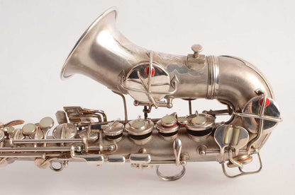 Conn Curved Soprano NWII ‘Chu Berry’ Excellent Original Silver Plate 168010