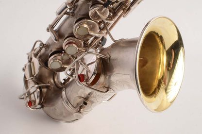 Conn Curved Soprano NWII ‘Chu Berry’ Excellent Original Silver Plate 168010