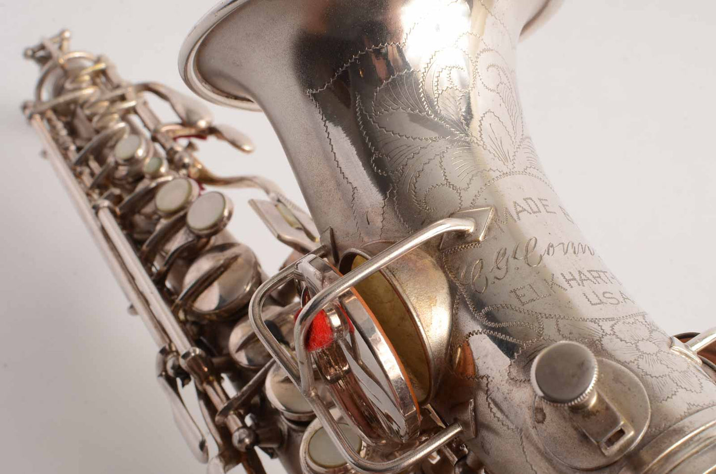Conn Curved Soprano NWII ‘Chu Berry’ Excellent Original Silver Plate 168010
