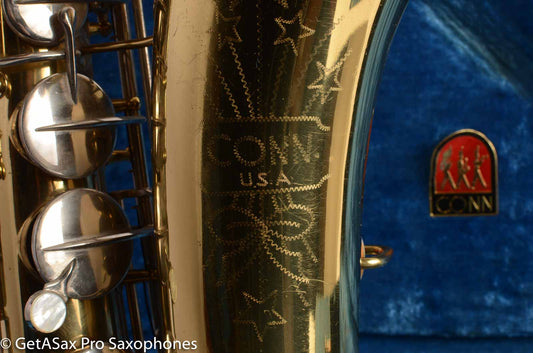 Conn 16M Tenor Saxophone Shooting Stars Playable on Current Pads 826891