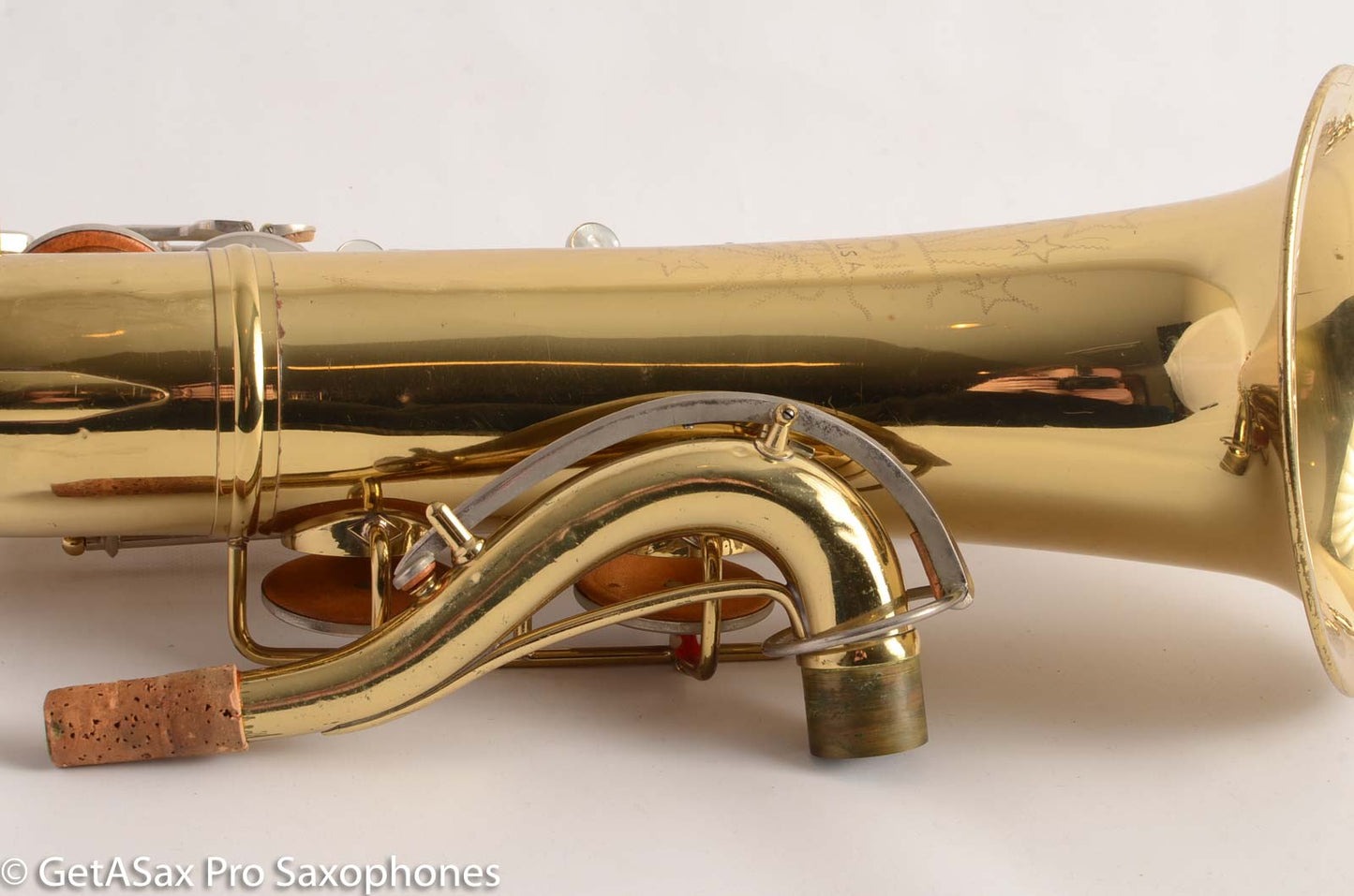 Conn 16M Tenor Saxophone Shooting Stars Playable on Current Pads 826891