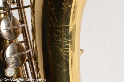 Conn 16M Tenor Saxophone Shooting Stars Playable on Current Pads 826891