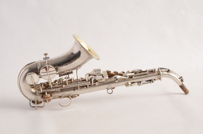 Conn Curved Soprano NWII ‘Chu Berry’ Transitional Rare Late Example Original Silver 236279