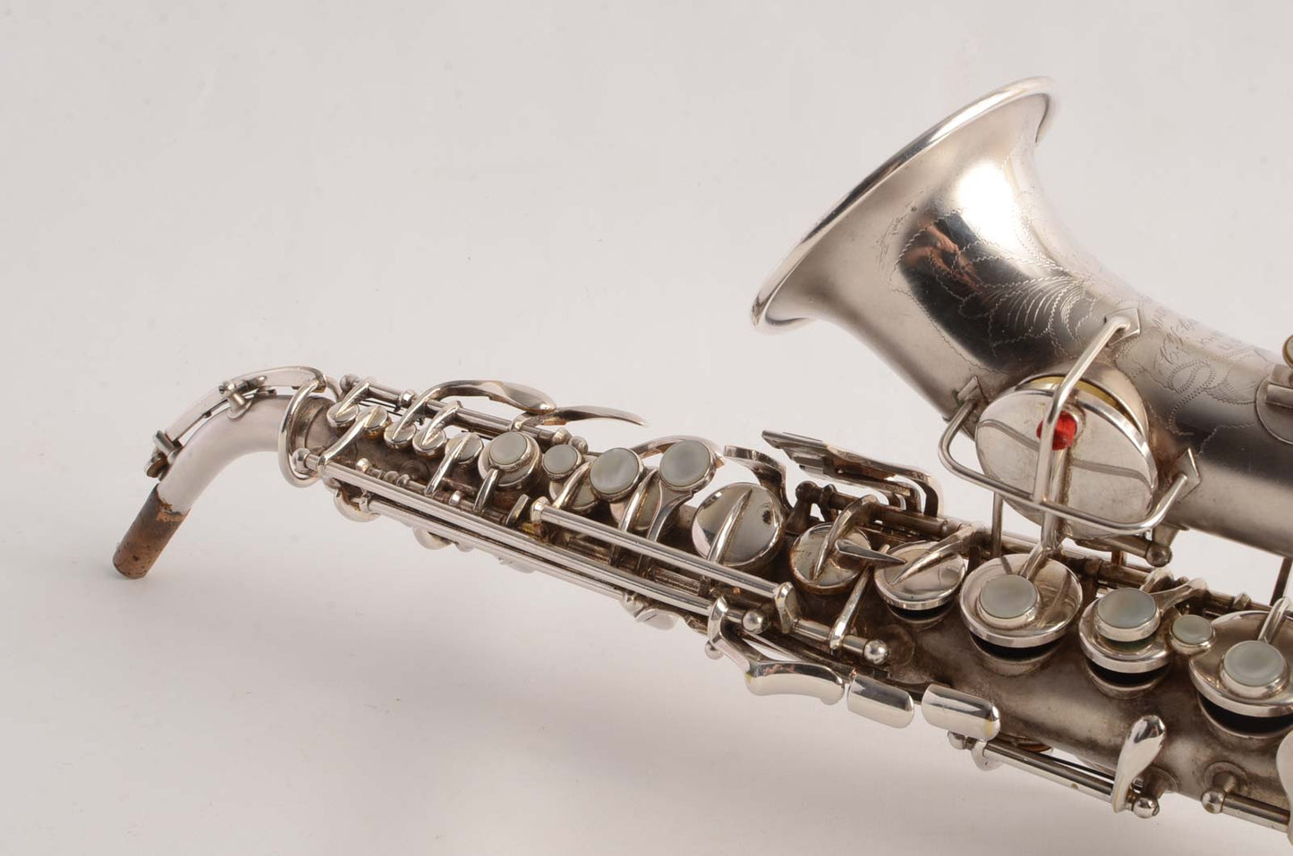 Conn Curved Soprano NWII ‘Chu Berry’ Transitional Rare Late Example Original Silver 236279