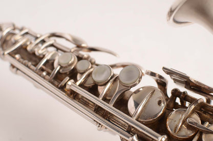 Conn Curved Soprano NWII ‘Chu Berry’ Transitional Rare Late Example Original Silver 236279