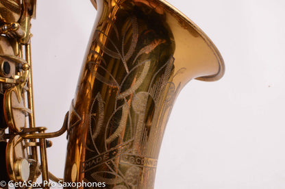 Conn 26M Connqueror Alto with 30M-style Neck Original Lacquer Very Good Condition Old Pads 297622