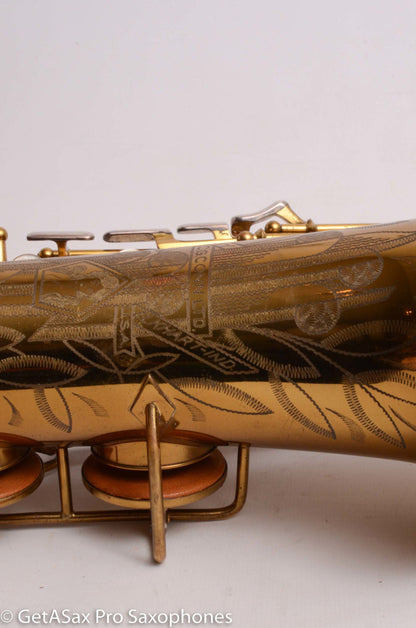 Conn 26M Connqueror Alto with 30M-style Neck Original Lacquer Very Good Condition Old Pads 297622