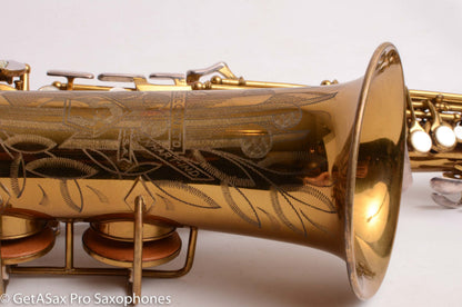 Conn 26M Connqueror Alto with 30M-style Neck Original Lacquer Very Good Condition Old Pads 297622