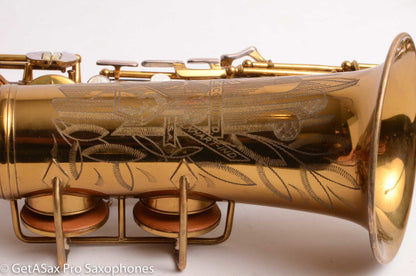 Conn 26M Connqueror Alto with 30M-style Neck Original Lacquer Very Good Condition Old Pads 297622