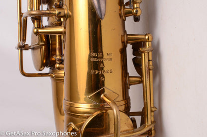Conn 26M Connqueror Alto with 30M-style Neck Original Lacquer Very Good Condition Old Pads 297622
