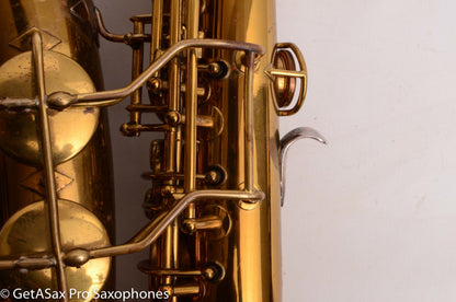 Conn 26M Connqueror Alto with 30M-style Neck Original Lacquer Very Good Condition Old Pads 297622