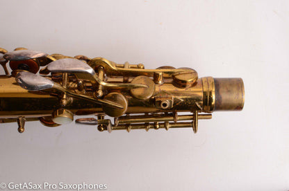 Conn 26M Connqueror Alto with 30M-style Neck Original Lacquer Very Good Condition Old Pads 297622