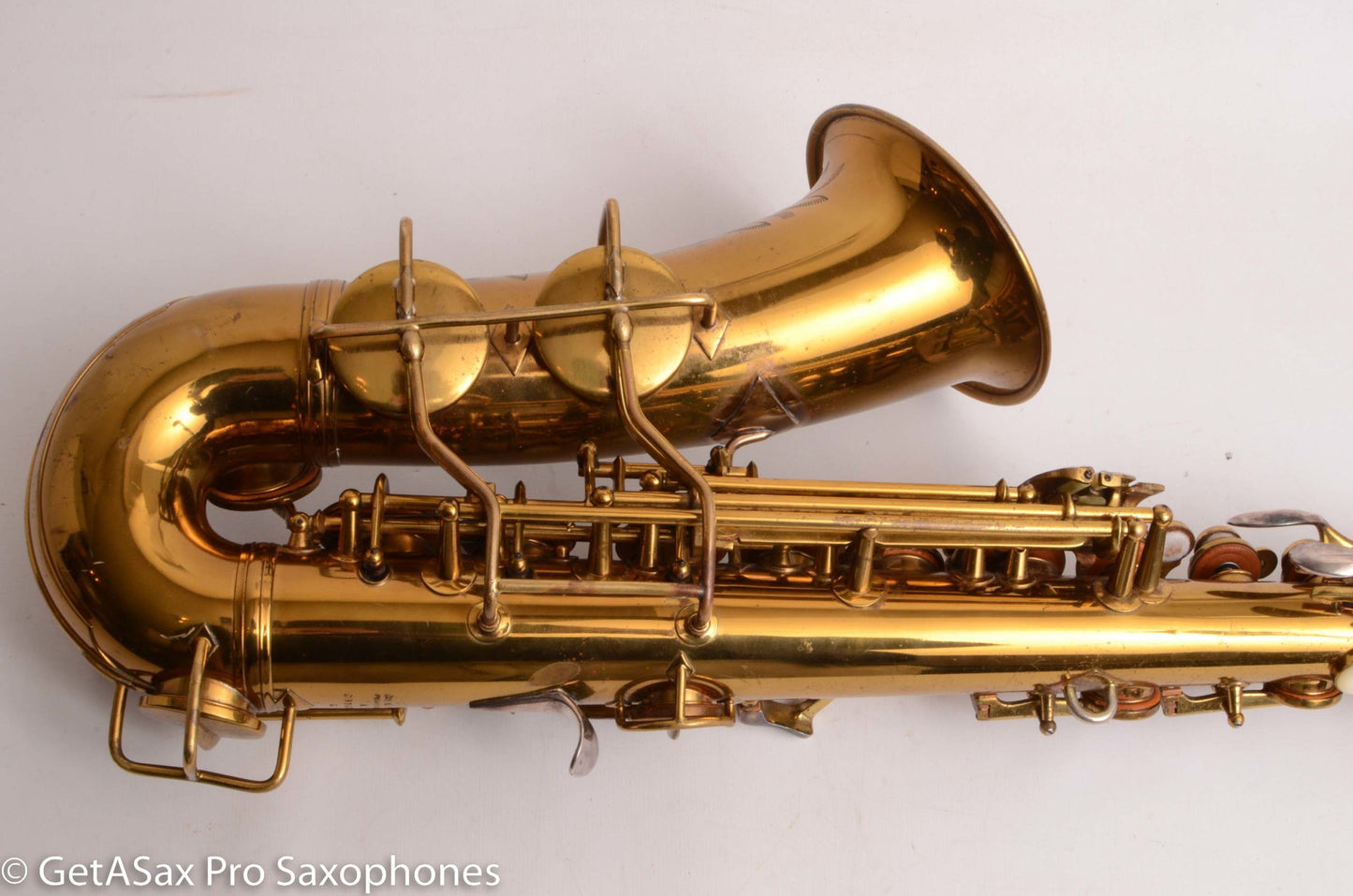 Conn 26M Connqueror Alto with 30M-style Neck Original Lacquer Very Good Condition Old Pads 297622