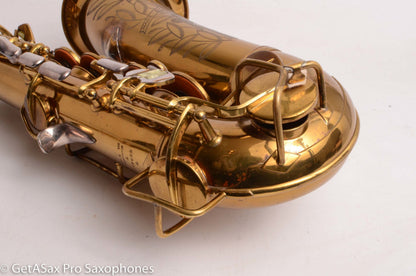 Conn 26M Connqueror Alto with 30M-style Neck Original Lacquer Very Good Condition Old Pads 297622