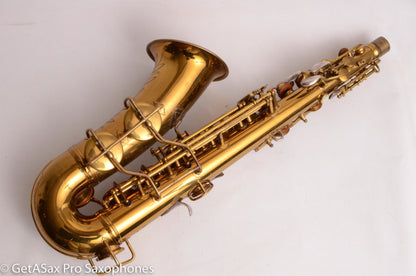 Conn 26M Connqueror Alto with 30M-style Neck Original Lacquer Very Good Condition Old Pads 297622