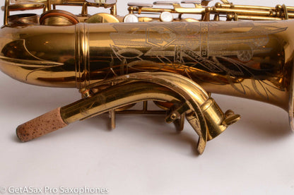 Conn 26M Connqueror Alto with 30M-style Neck Original Lacquer Very Good Condition Old Pads 297622