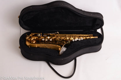 Conn 26M Connqueror Alto with 30M-style Neck Original Lacquer Very Good Condition Old Pads 297622