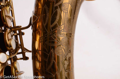 Conn 26M Connqueror Alto with 30M-style Neck Original Lacquer Very Good Condition Old Pads 297622