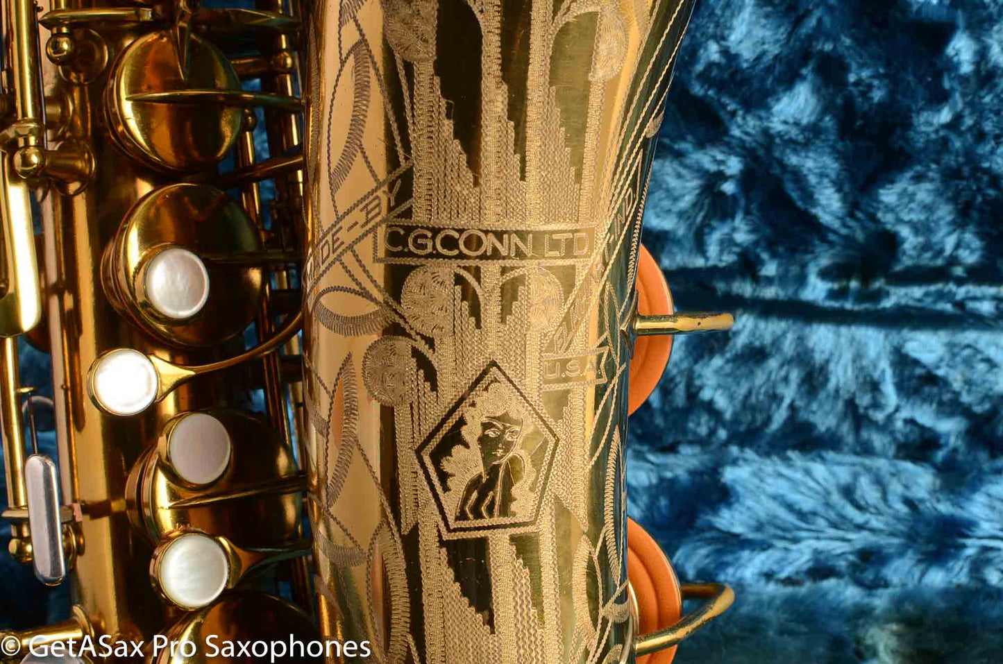 Conn 26M VIII Connqueror Alto Saxophone Pre War Original Lacquer Very Good Condition