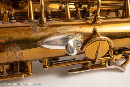 Conn 26M Early Connqueror Alto Original Lacquer Overhauled Rare Version 267962