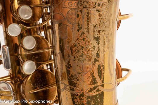 Conn 26M Early Connqueror Alto Original Lacquer Overhauled Rare Version 267962