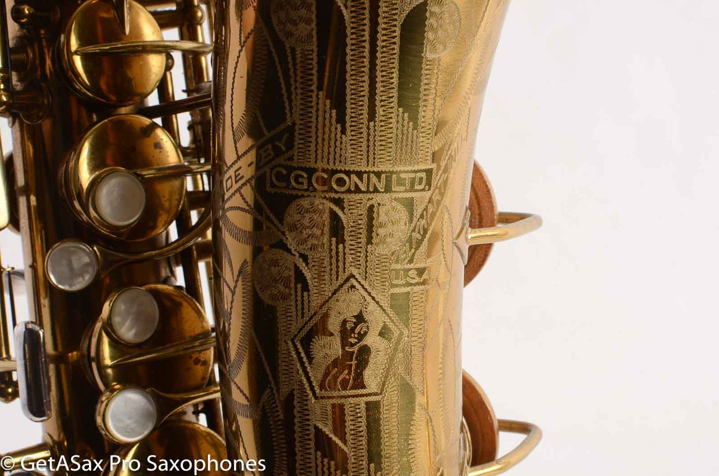 Conn 26M VIII Connqueror Alto Saxophone Original Lacquer Excellent Condition Old Pads 304661