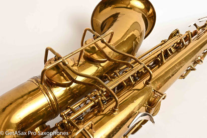 Conn 30M Connqueror Tenor Original Lacquer Matt Stohrer Overhaul 288743