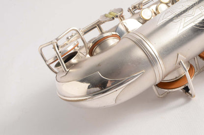 Conn 6M 'Transitional' Alto Original Silver Plate Stohrer Overhaul!