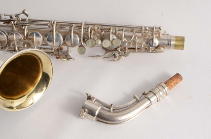 Conn 6M 'Transitional' Alto Original Silver Plate Stohrer Overhaul!