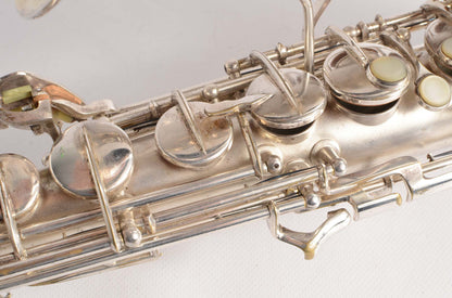 Conn 6M 'Transitional' Alto Original Silver Plate Stohrer Overhaul!