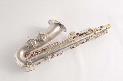 Conn 6M 'Transitional' Alto Original Silver Plate Stohrer Overhaul!