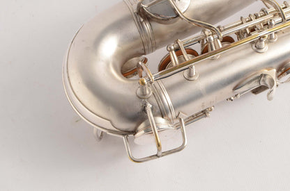 Conn 6M 'Transitional' Alto Original Silver Plate Stohrer Overhaul!