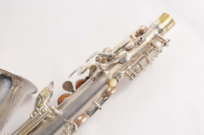 Conn 6M 'Transitional' Alto Original Silver Plate Stohrer Overhaul!