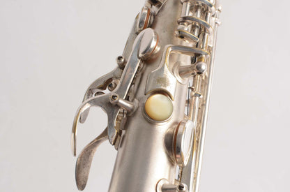 Conn 6M 'Transitional' Alto Original Silver Plate Stohrer Overhaul!