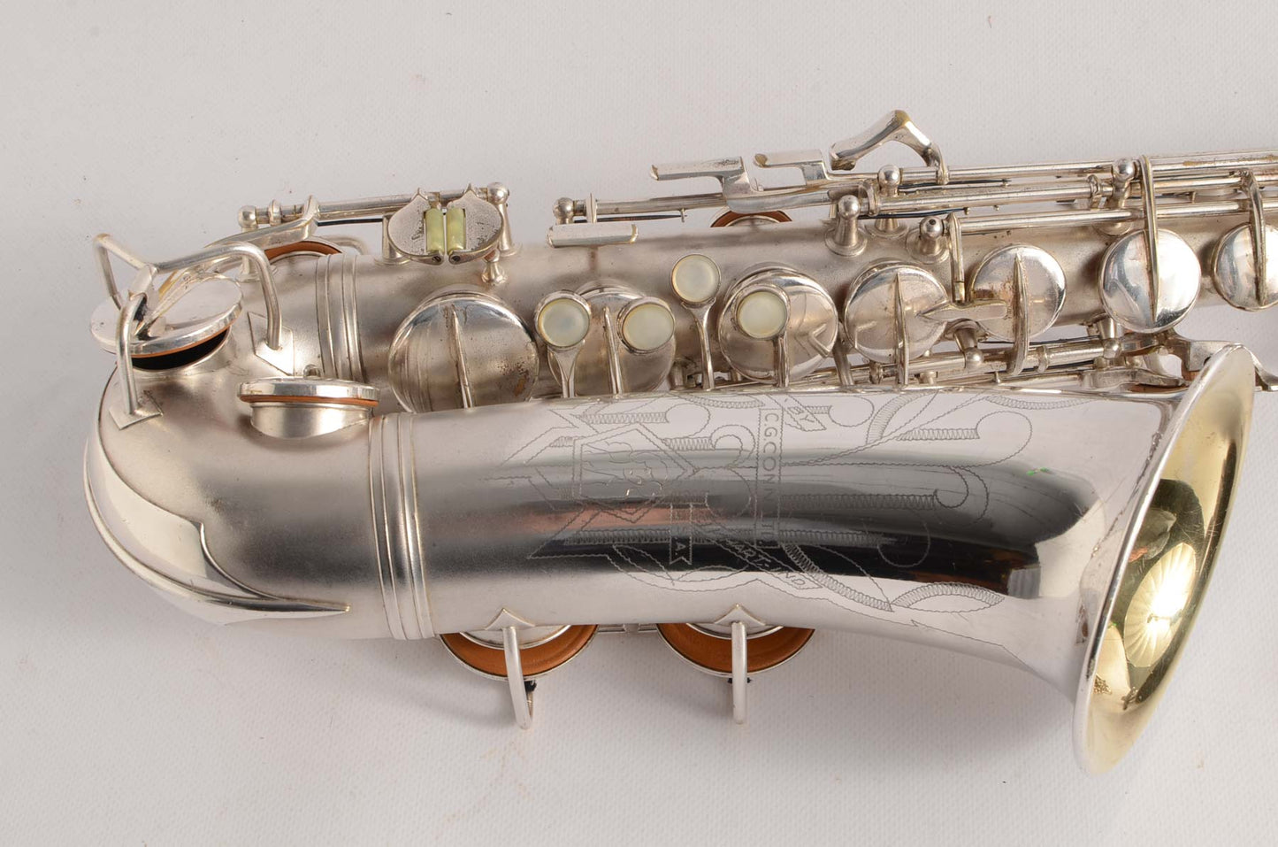 Conn 6M 'Transitional' Alto Original Silver Plate Stohrer Overhaul!