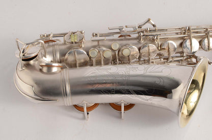 Conn 6M 'Transitional' Alto Original Silver Plate Stohrer Overhaul!