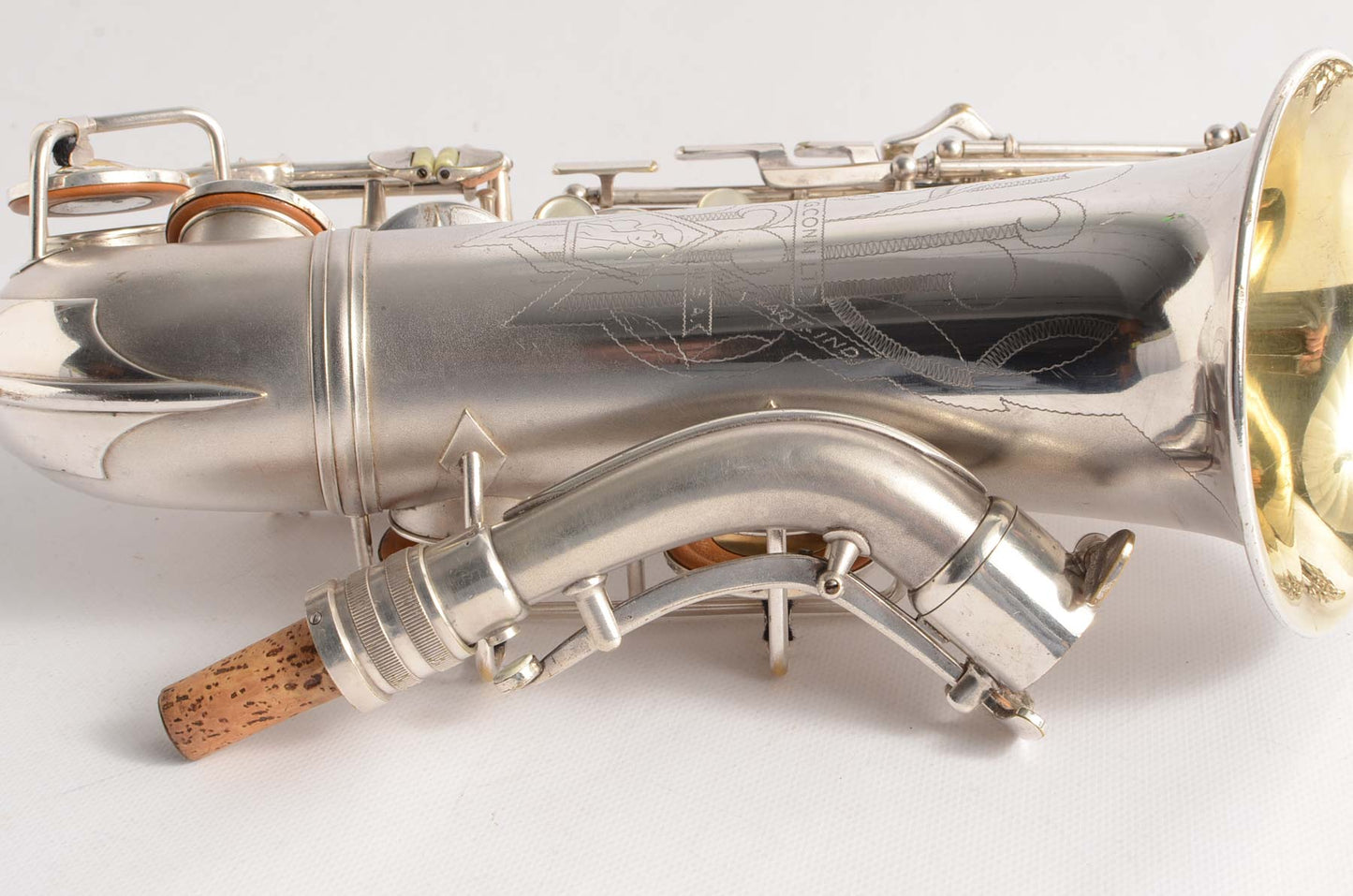 Conn 6M 'Transitional' Alto Original Silver Plate Stohrer Overhaul!