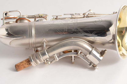 Conn 6M 'Transitional' Alto Original Silver Plate Stohrer Overhaul!