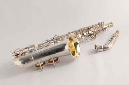 Conn 6M 'Transitional' Alto Original Silver Plate Stohrer Overhaul!