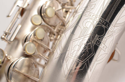 Conn 6M 'Transitional' Alto Original Silver Plate Stohrer Overhaul!