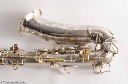 Conn Early 6M Alto Original Silver Plate Needs Overhaul Great Vintage!