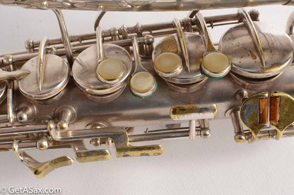 Conn Early 6M Alto Original Silver Plate Needs Overhaul Great Vintage!