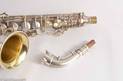 Conn Early 6M Alto Original Silver Plate Needs Overhaul Great Vintage!