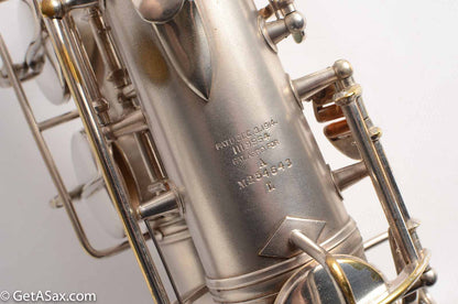 Conn Early 6M Alto Original Silver Plate Needs Overhaul Great Vintage!