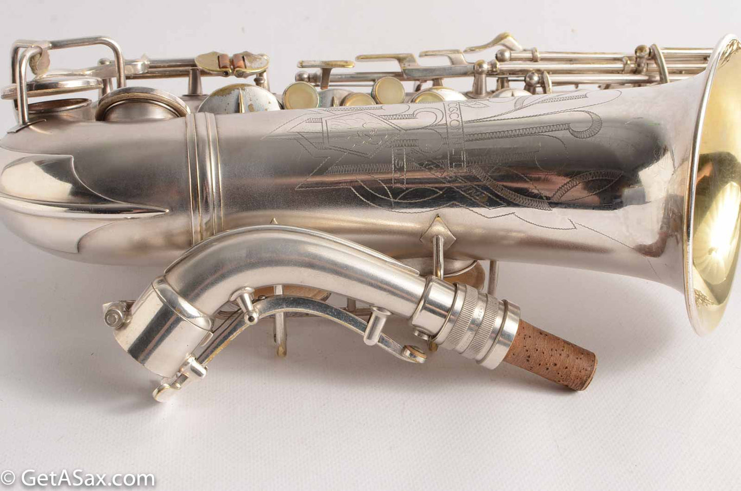 Conn Early 6M Alto Original Silver Plate Needs Overhaul Great Vintage!