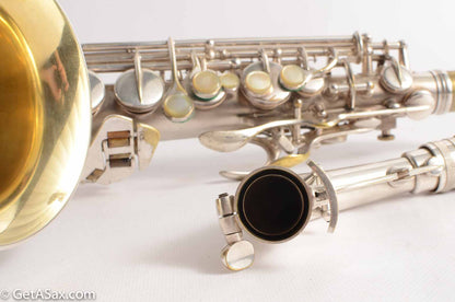 Conn Early 6M Alto Original Silver Plate Needs Overhaul Great Vintage!